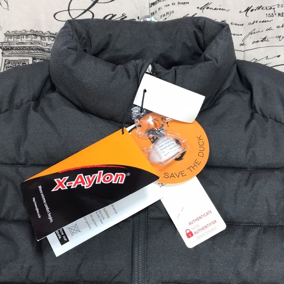 🎁 Save The Duck Stretch Heathered Puffer Jacket Mens - Picture 5 of 16